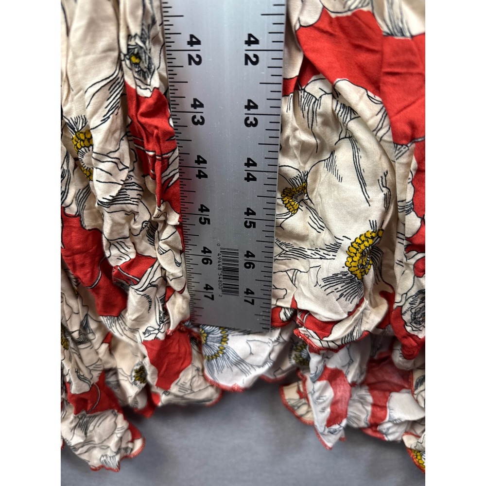 NWT Free People Heat Wave Floral Print Smocked Maxi Dress Womens Size XL Brunch - Picture 8 of 15